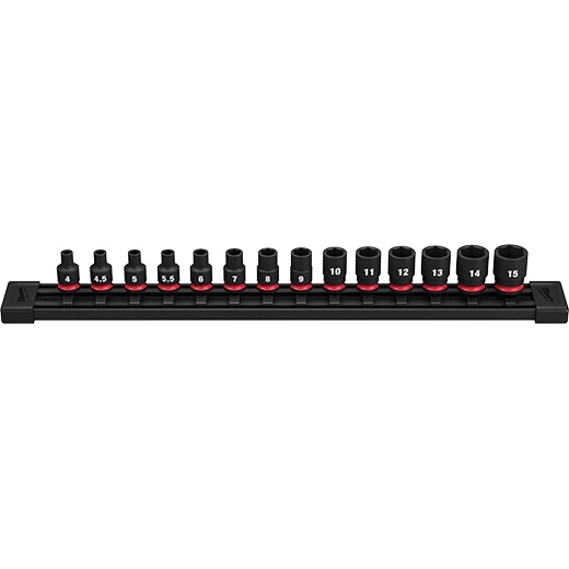 Picture of Milwaukee Electric Tool 49-66-7002 14Pc 1/4 Metric Standard 6Pt Socket Set